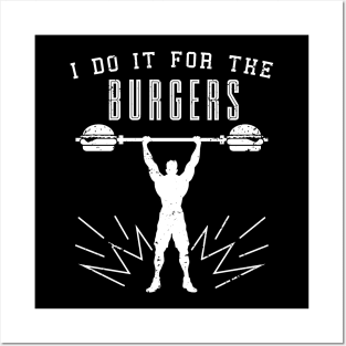 Lift for Burgers - wht Posters and Art